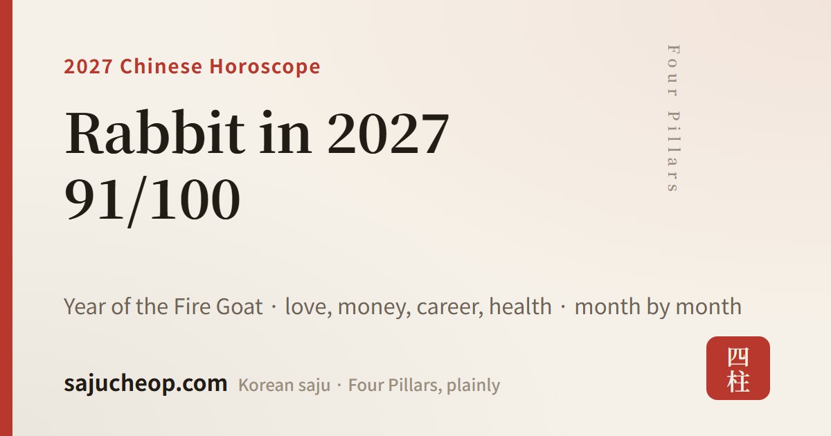 The Rabbit in 2027 — 91/100